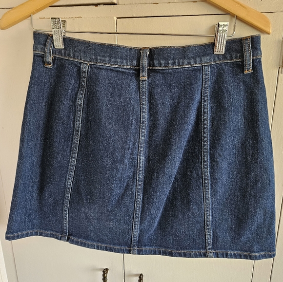 J.Crew zip up denim mini skirt Size 30 - Picture 5 of 5